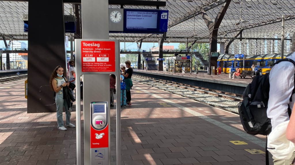 Estación de trenes en Holanda